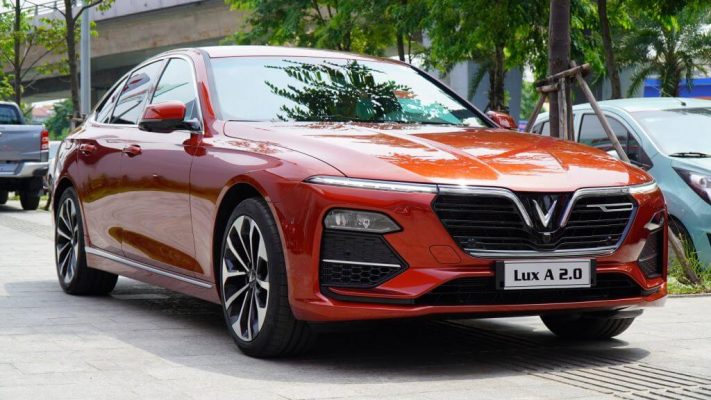 vinfast lux a2.0 màu cam